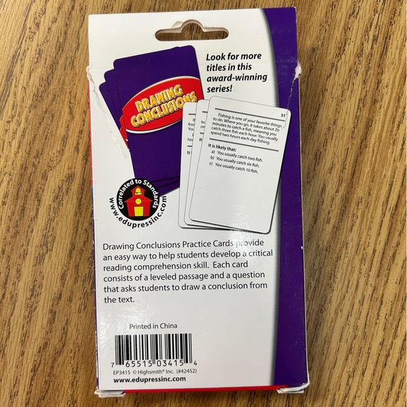 Reading Skill Practice Flashcards - Picture 7 of 10